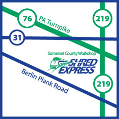 Shred Express Location Map